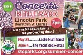Enjoy our Concerts in the Park: May 28 - Leslie Hunt Band