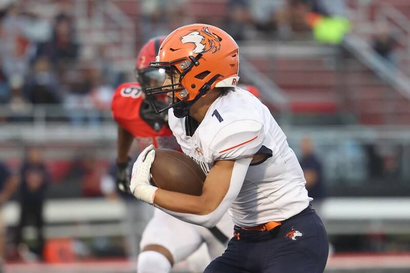 Naperville North’s Cole Arl rushes against Bolingbrook on Friday, Sept. 8, 2023 in Bolingbrook.