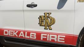 DeKalb garage fire causes $5K in damages