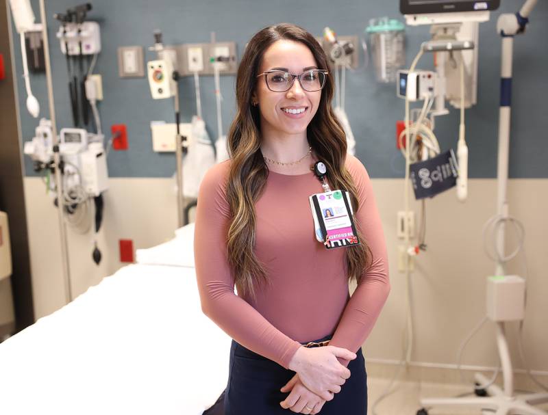 Vanessa Read, Nursing Supervisor of Emergency Services, Stroke, & SANE Coordinator, at Morris Hospital & Healthcare poses for a photo on Monday, March 11, 2024.