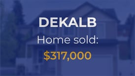 Single-family home sells for $317,000 in DeKalb