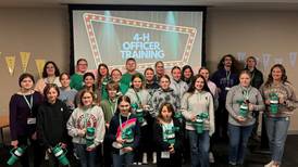 4-H officers in Bureau, La Salle, Marshall-Putnam counties participate in training