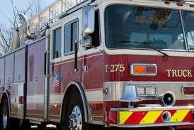 Two firefighters hurt while battling Carroll County grassfire; one in serious condition