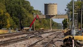 Photos: Piece of railroad history near Nelson being chipped away, demolished