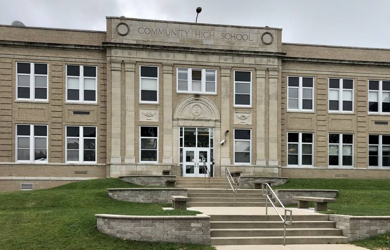 Harvard High School at 1103 N. Jefferson St. is photographed on Monday, Aug. 10, 2020.