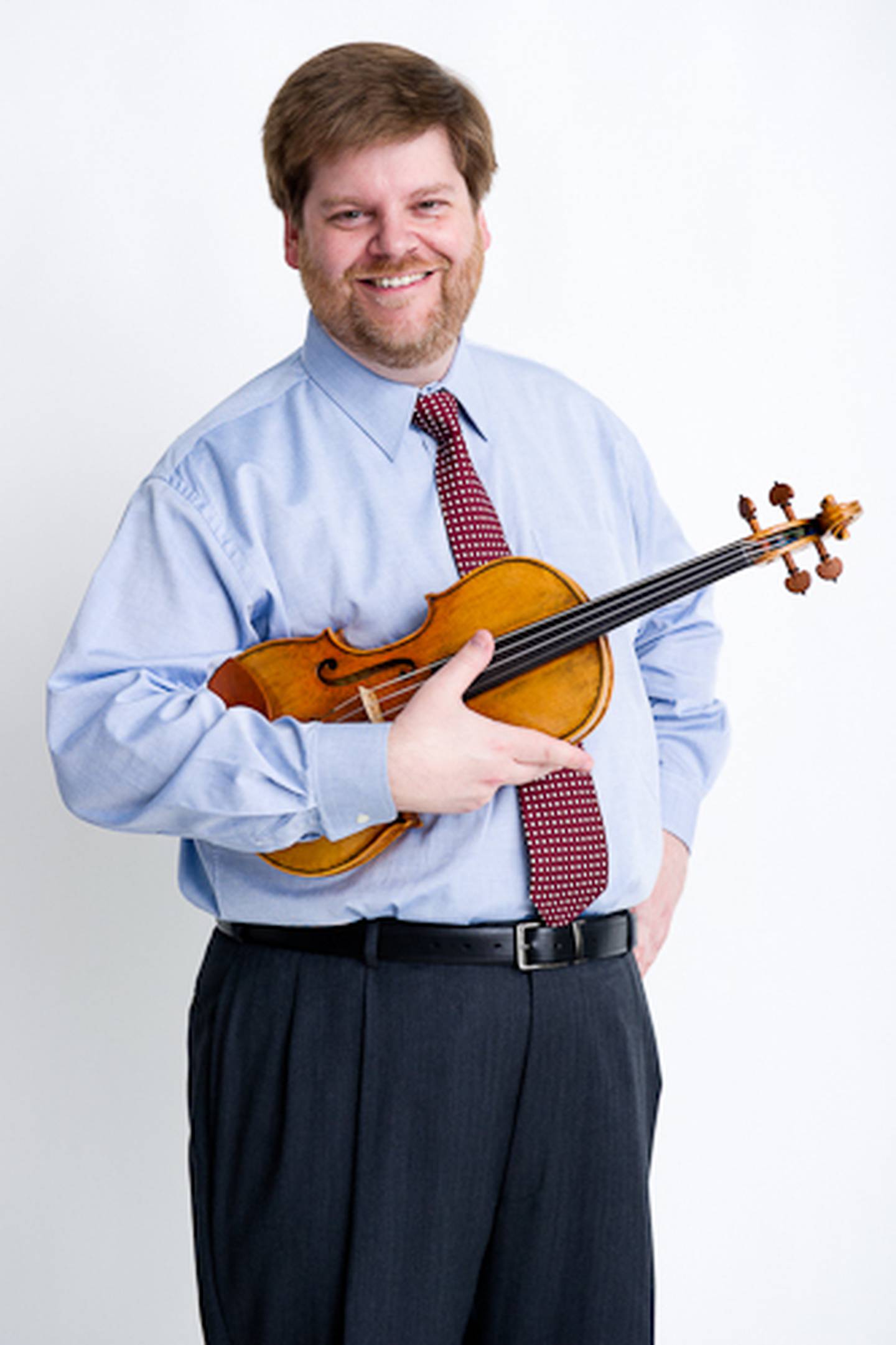 Kevin Case, assistant concertmaster of the Music of the Baroque, will perform with Sinfonietta DuPage May 6, 2025.