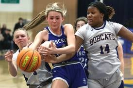 Photos: Somonauk/Leland girls basketball hosts Hinckley-Big Rock