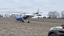 Plane makes emergency landing in field near Byron; no injuries