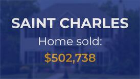 Single-family home sells in St. Charles for $502,738