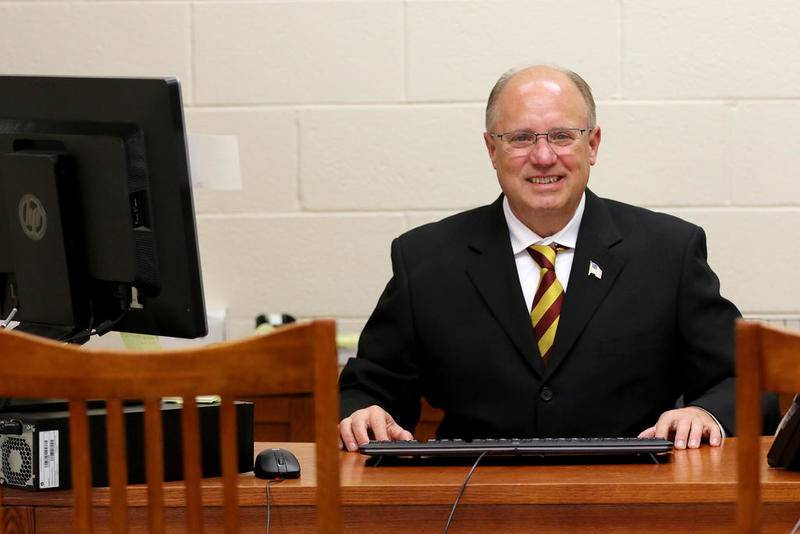 McHenry County Coroner Michael Rein poses for a portrait on his first day on the job on Tuesday, Dec. 1, 2020 in Woodstock.