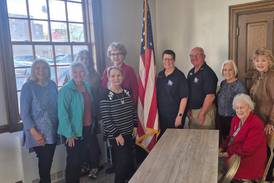 Princeton DAR chapter learns about I-80 flag display history