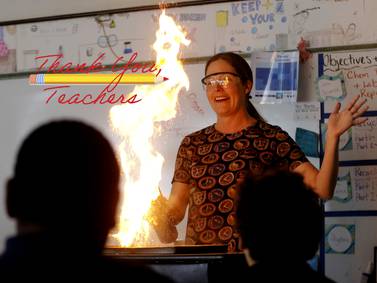 McHenry private school engineering teacher finds ‘crazy lessons’ to teach kids 