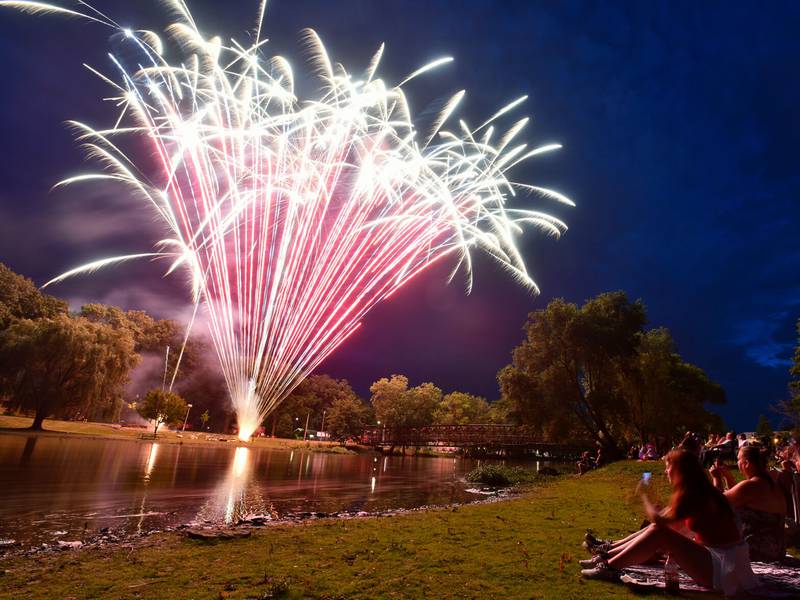 Fireworks schedule for Kankakee County, surrounding area