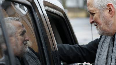 Photos: Drive-Thru Ash Wednesday Blessing in Libertyville