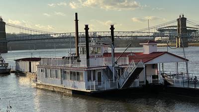Enjoy a cruise along the Illinois River on Ste. Genevieve Riverboat