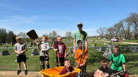 By-Y Badgers 4-H club cleans up Byron Township Cemetery