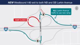 Newly rebuilt I-80 ramp to Larkin Avenue in Joliet opens Saturday