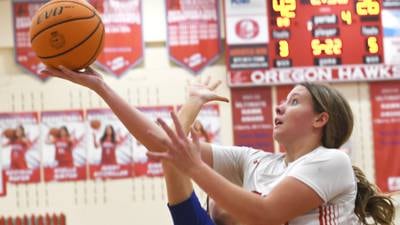 Photos: Oregon girls down Genoa-Kingston 48-32