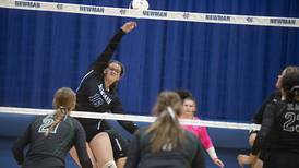 Photos: Newman vs St. Bede volleyball