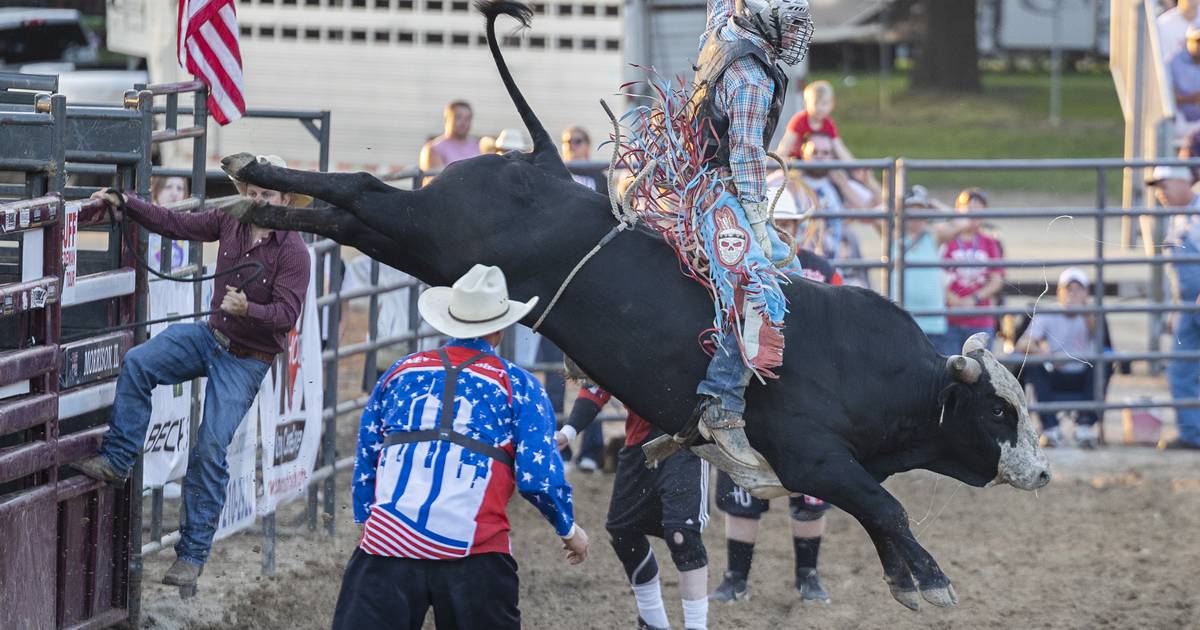 Photos: Bull riding at Whiteside County Fair – Shaw Local