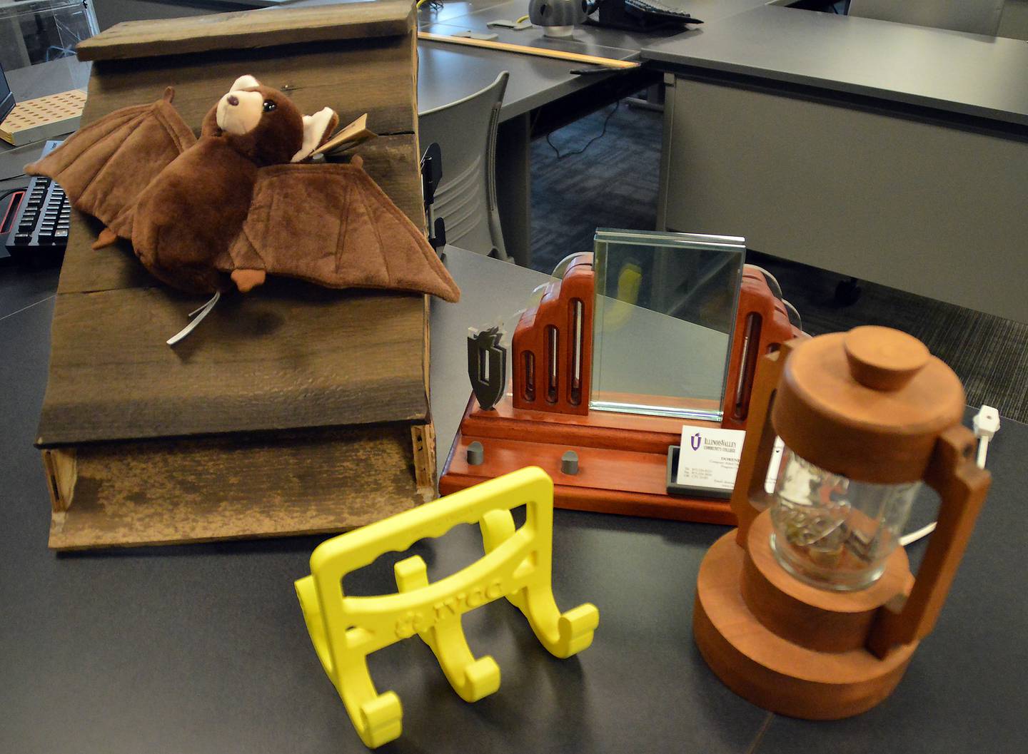 Treasures from the MIMIC archives will be on display next week at Illinois Valley Community College’s MIMIC Fair. New product designs also will debut at the April 17 event which showcases student engineering and design skills.