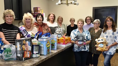 Tau Pi Chapter of Beta Sigma Phi donates to the April House Children’s Advocacy Center