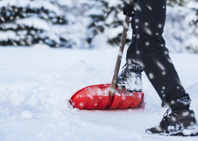 Snow shoveling