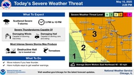 Tornado watch for most of northern Illinois, severe thunderstorms warnings also issued