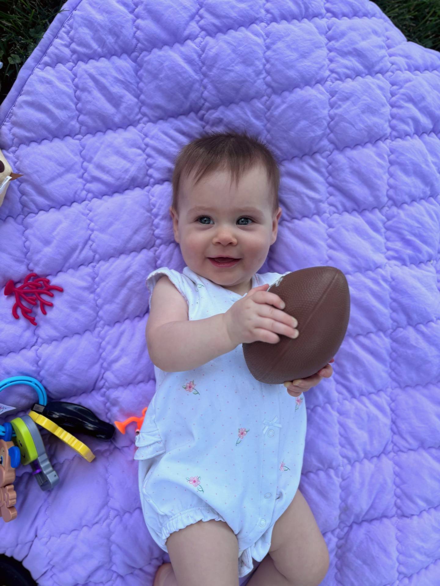 Marlee Warren is the eight-month-old daughter of Abby Nord and Alec Warren of Princeton.