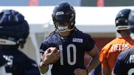 Chicago Bears head coach Matt Eberflus met with Chase Claypool about poor blocking effort