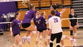 Photos: Rochelle volleyball vs. Kaneland