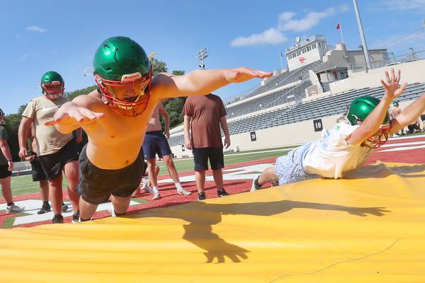 Photos: L-P, St. Bede and Hall start a new season of football 