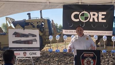 Lockport Township Fire Protection District breaks ground on new training facility in Crest Hill