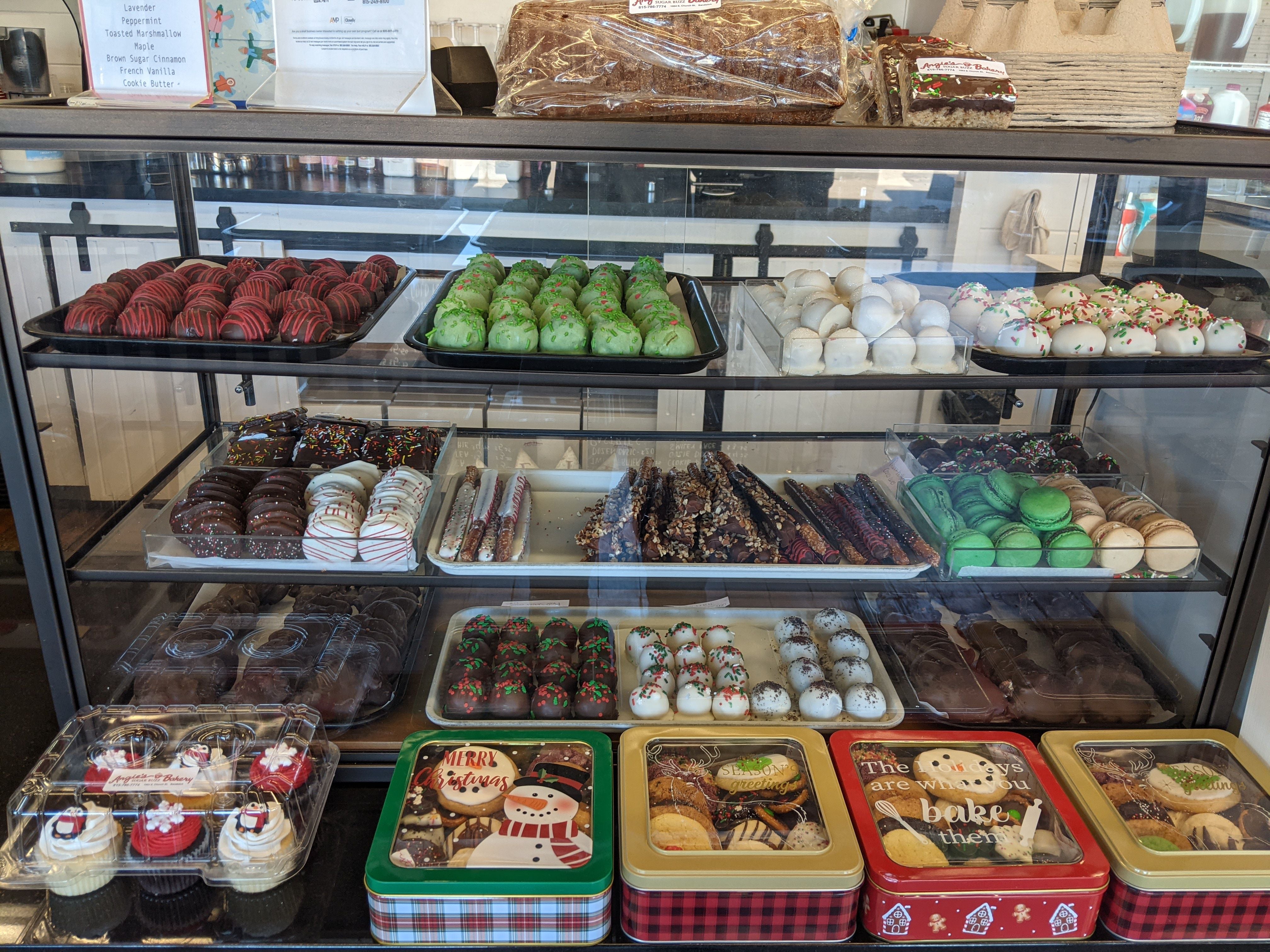 Angie's Sugar Buzz Bakery in Sandwich sells a variety of items.