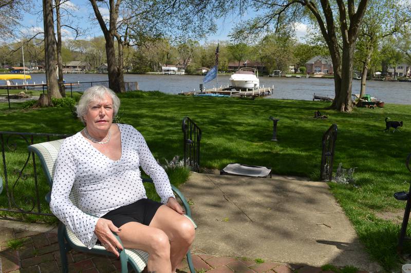 McHenry Township Clerk Danielle Aylward, pictured at her home on the Fox River in McHenry on Sunday, May 2, 2021, came out as a transgender woman last week, becoming McHenry County's first elected official to be openly trans.