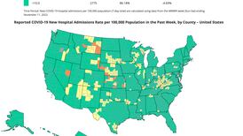 IDPH: COVID-19 rising, 20 counties up to medium level; RSV and flu also increasing