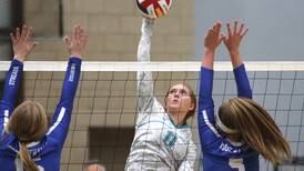 Photos: Woodstock vs. Woodstock North volleyball
