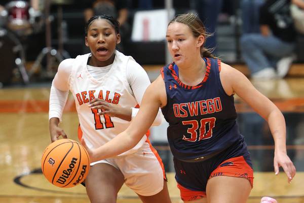 Peyton Johnson, Kendall Grant, Oswego dominate glass to defeat DeKalb