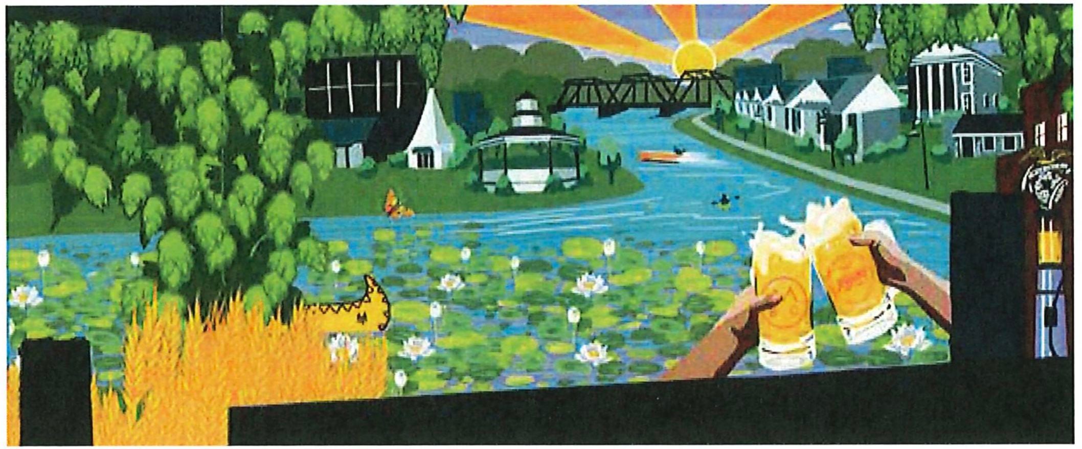 The McHenry Brewing Co.'s mural design was approved by the McHenry City Council in April. The muralist is set to begin her work in early June.