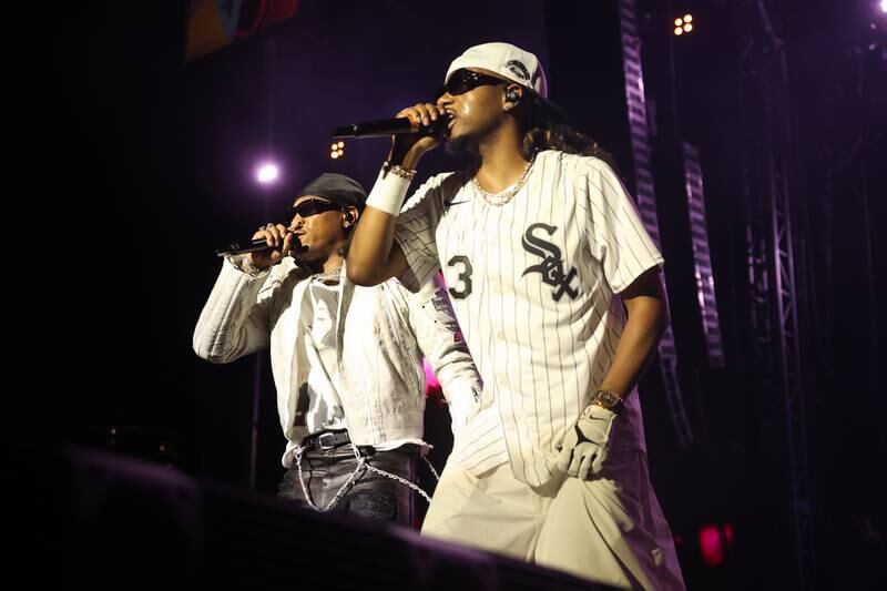 Future and Metro Boomin close out day three at Lollapalooza on Saturday, Aug. 3, 2024 in Chicago.