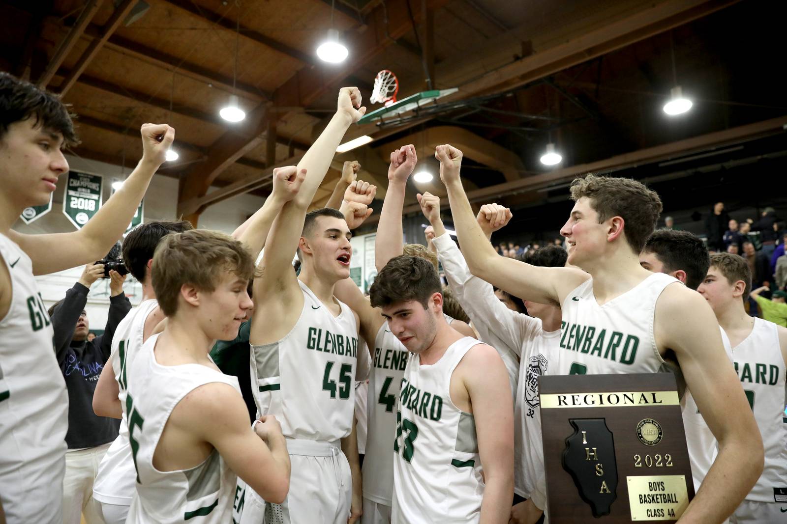 Boys Basketball Braden Huff, Glenbard West relish winning regional