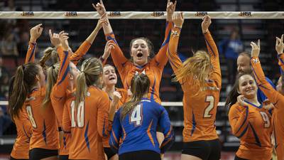 Girls volleyball: Genoa-Kingston utilizes all its weapons win state semifinal victory
