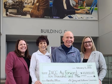 Faculty office in IVCC’s Dr. Alfred E. Wisgoski Agricultural Educational Center to be named for the Corcorans