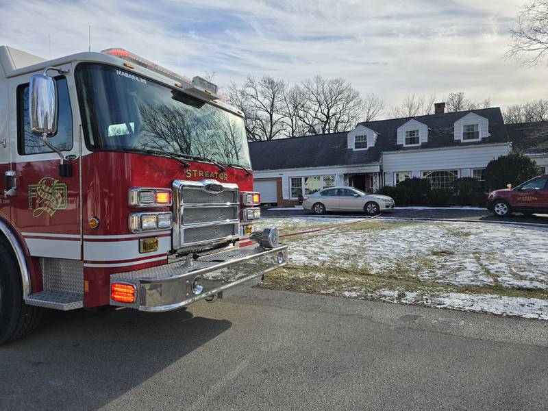 The Streator Fire Department responded Tuesday, Jan. 7, 2025, to a fire on Stanton Place, rescuing two residents from the home.