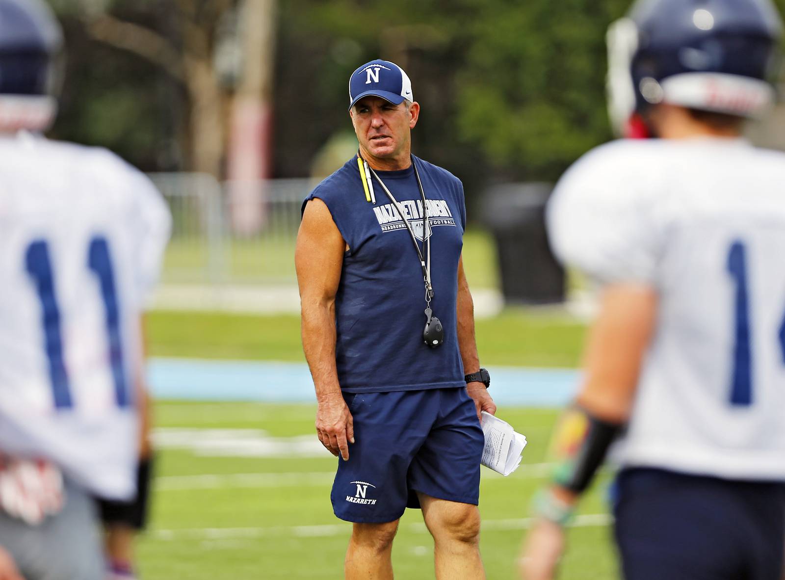 Photos Nazareth Academy football practice Shaw Local