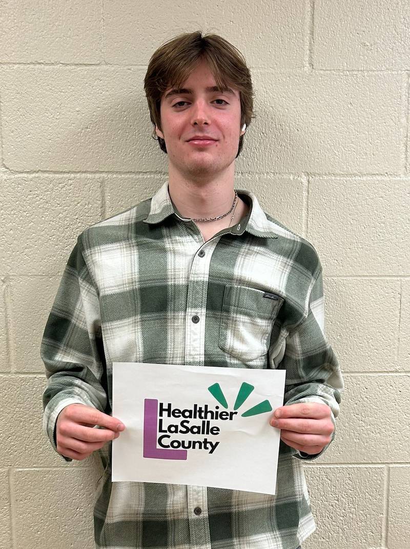 Healthier La Salle County selected a design by Nate Kaminski, a senior at Ottawa High School, as its logo.