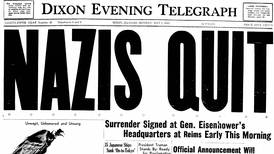 Historical covers for May 7: The end of World War II in Europe