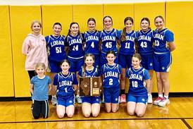 Princeton Logan wins 7th grade girls 3A sectional, advance to state quarterfinals  