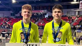 Logan’s Hawk Amy, Eric Giaquinto capture IESA State titles  