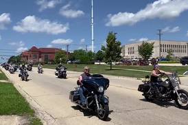 Video: Sycamore 2-year-old gets police, biker escort to St. Charles to celebrate cancer remission